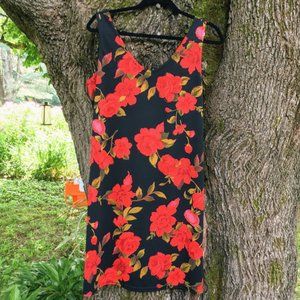 Little Black Dress with Red Roses 🌹